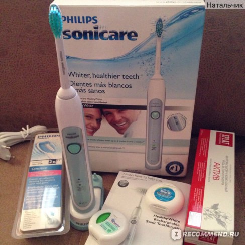 Электрическая зубная щетка Philips Sonicare HealthyWhite HX6711/02 фото