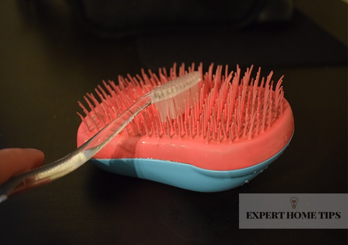 clean brush used toothbrush