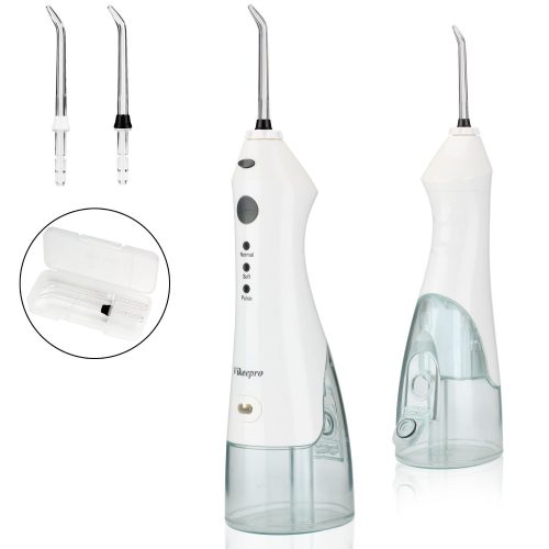  Vikeepro Water Flosser Professional Rechargeable Oral Irrigator Water Proof with High Capacity Water Tank Cordless & Portable Design - Oral Irrigators 