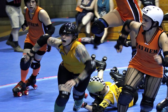 roller derby knocked out teeth