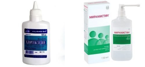 Хлоргексидин и Мирамистин - антисептики